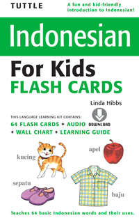 表紙画像: Tuttle Indonesian for Kids Flash Cards 9780804839860