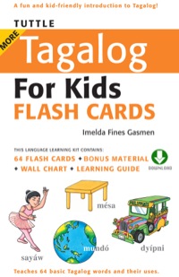 Imagen de portada: Tuttle More Tagalog for Kids Flash Cards 9780804839587
