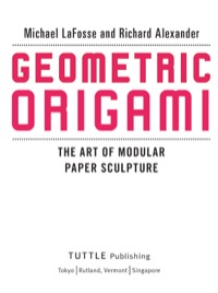 Cover image: Geometric Origami 9784805311509