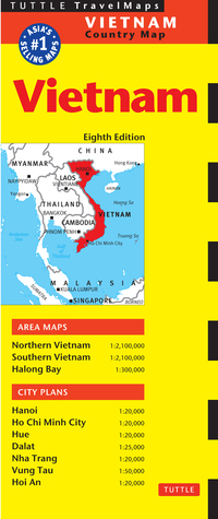 صورة الغلاف: Vietnam Travel Map Eighth Edition 9780794607494