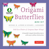Omslagafbeelding: Origami Butterflies Mini Kit Ebook 9784805312780
