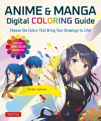 表紙画像: Anime & Manga Digital Coloring Guide 9784805317228
