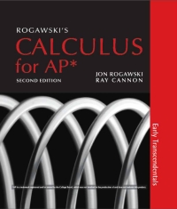 Cover image: Rogawski's Calculus Early Transcendentals for AP* 2nd edition 9781429250740