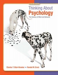 Cover image: Thinking About Psychology 3rd edition 9781429233262