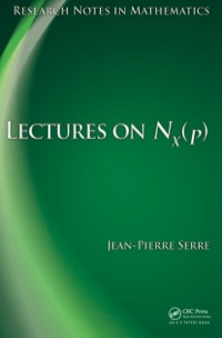 Imagen de portada: Lectures on N_X(p) 1st edition 9781466501928