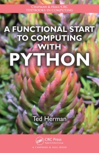 صورة الغلاف: A Functional Start to Computing with Python 1st edition 9781138460829