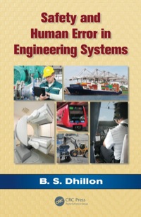 Imagen de portada: Safety and Human Error in Engineering Systems 1st edition 9781466506923