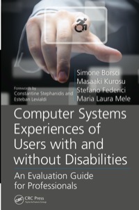 Cover image: Computer Systems Experiences of Users with and Without Disabilities 1st edition 9781138073487