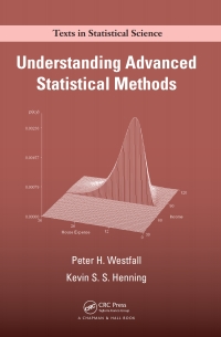 Cover image: Understanding Advanced Statistical Methods 1st edition 9781466512108