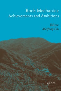 表紙画像: Rock Mechanics: Achievements and Ambitions 1st edition 9780415620802