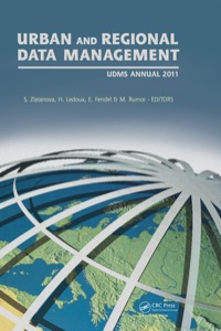 Imagen de portada: Urban and Regional Data Management 1st edition 9780415674911