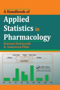 صورة الغلاف: A Handbook of Applied Statistics in Pharmacology 1st edition 9781578087525