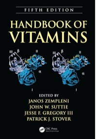 Omslagafbeelding: Handbook of Vitamins 5th edition 9781466515567
