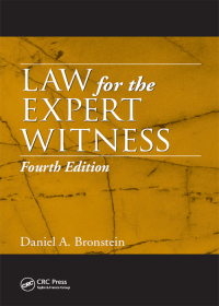 Imagen de portada: Law for the Expert Witness 4th edition 9781439851562