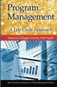 Omslagafbeelding: Program Management 1st edition 9781466516878