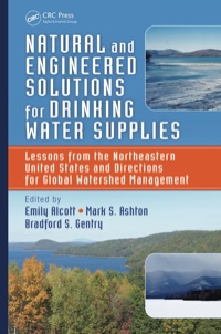 Cover image: Natural and Engineered Solutions for Drinking Water Supplies 1st edition 9781466551640