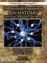 Imagen de portada: Differential Equations with MATLAB 1st edition 9781466557079