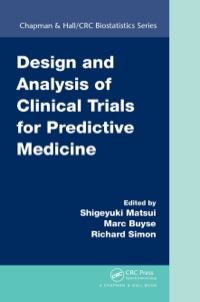 Imagen de portada: Design and Analysis of Clinical Trials for Predictive Medicine 1st edition 9781466558151