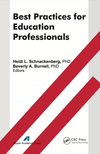 Cover image: Best Practices for Education Professionals 1st edition 9781774631973