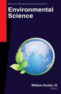 Immagine di copertina: Recent Advances and Issues in Environmental Science 1st edition 9781926692708