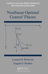 Immagine di copertina: Nonlinear Optimal Control Theory 1st edition 9781466560260