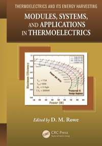 Cover image: Modules, Systems, and Applications in Thermoelectrics 1st edition 9781439874721