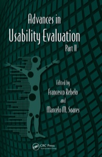 Cover image: Advances in Usability Evaluation Part II 1st edition 9780367381080