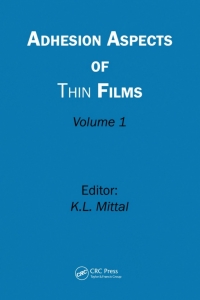 Cover image: Adhesion Aspects of Thin Films, Volume 1 1st edition 9789067643382