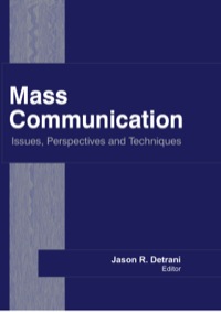 Titelbild: Mass Communication 1st edition 9781926692951