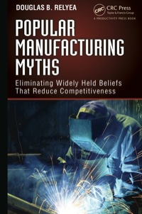 Cover image: Popular Manufacturing Myths 1st edition 9781466566606
