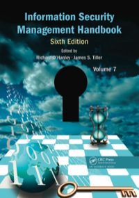 Cover image: Information Security Management Handbook, Volume 7 6th edition 9781466567498