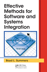 Cover image: Effective Methods for Software and Systems Integration 1st edition 9781439876626
