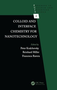 Cover image: Colloid and Interface Chemistry for Nanotechnology 1st edition 9781466569058