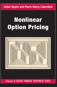 表紙画像: Nonlinear Option Pricing 1st edition 9781466570337