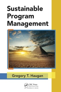 Imagen de portada: Sustainable Program Management 1st edition 9781466575165