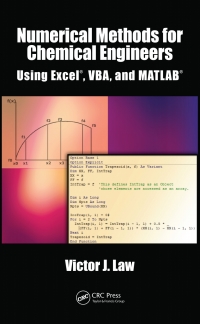 Cover image: Numerical Methods for Chemical Engineers Using Excel, VBA, and MATLAB 1st edition 9781466575349