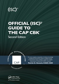 Imagen de portada: Official (ISC)2® Guide to the CAP® CBK® 2nd edition 9781439820759