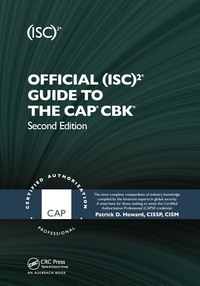 Cover image: Official (ISC)2® Guide to the CAP® CBK® 2nd edition 9781439820759