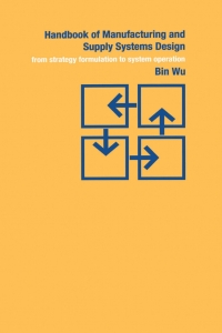 Imagen de portada: Handbook of Manufacturing and Supply Systems Design 1st edition 9780415269025