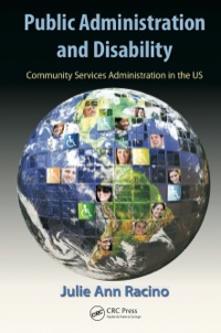 Cover image: Public Administration and Disability 1st edition 9781466579811