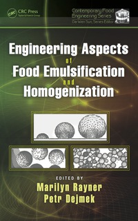 Cover image: Engineering Aspects of Food Emulsification and Homogenization 1st edition 9781138894334