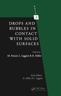 Cover image: Drops and Bubbles in Contact with Solid Surfaces 1st edition 9781466575455