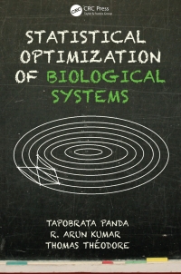 Imagen de portada: Statistical Optimization of Biological Systems 1st edition 9781138893139