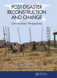 Cover image: Post-Disaster Reconstruction and Change 1st edition 9781439888155