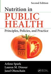 Cover image: Nutrition in Public Health 2nd edition 9780429168383
