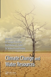 Imagen de portada: Climate Change and Water Resources 1st edition 9781466594661