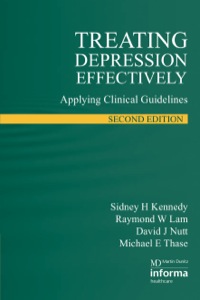 Cover image: Treating Depression Effectively 2nd edition 9780415439107