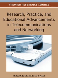 Imagen de portada: Research, Practice, and Educational Advancements in Telecommunications and Networking 9781466600508