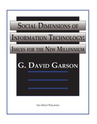 Imagen de portada: Social Dimensions of Information Technology 9781878289865