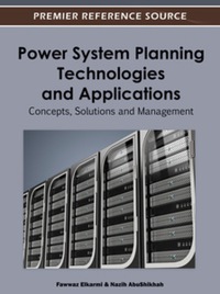 Imagen de portada: Power System Planning Technologies and Applications 9781466601734
